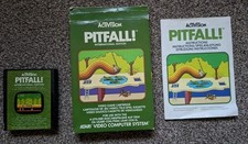 Pitfall! - Atari 2600 Game Cartridge Boxed w/ Manual