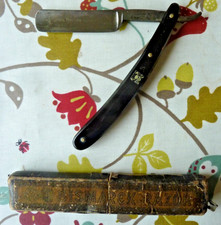 Vintage Full Hollow Ground Cut Throat Razor Joseph Elliot Best Silver Steel