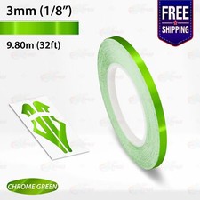 CHROME GREEN PIN STRIPE Car