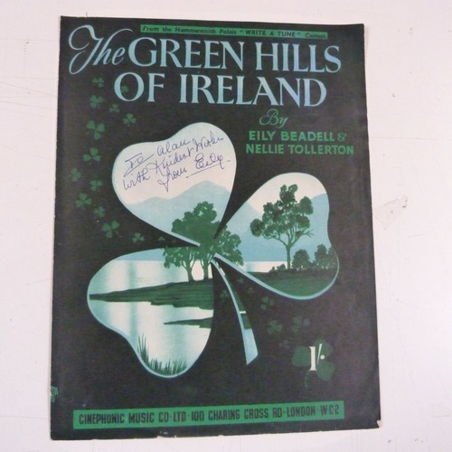 Song sheet the green hills - the,