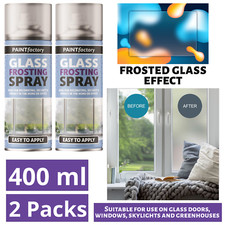 2X Glass Frosting Paint Spray