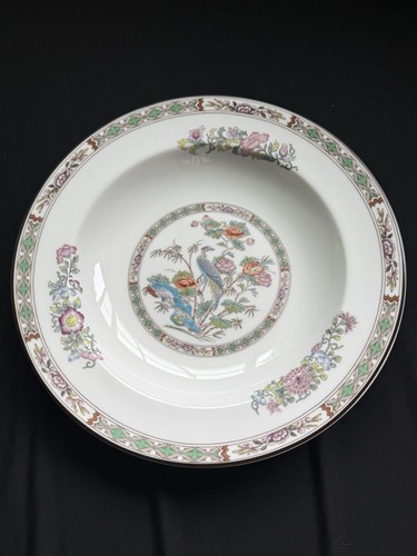 Wedgwood kutani crane rimmed - crane,