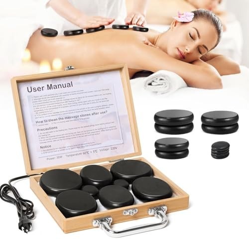 Hot stone massage - stone, with