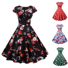 Women Christmas Vintage Mini