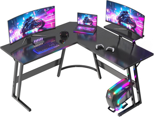 Jummico shaped gaming desk - jummico, l