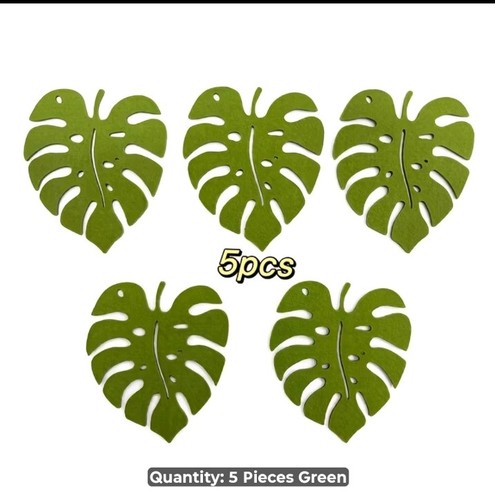 5pcs leaf coasters - leaf,