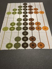 Rare Vintage Cotton Equilibrium Furnishing Fabric 1972 Heals GABRIELLE FOUNTAIN