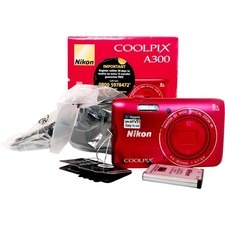 Nikon Coolpix A300 Digital Camera 20.1 MP 8x Optical Zoom WiFi