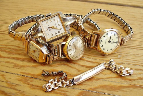 Vtg 9ct rolled gold - rolled, bundle