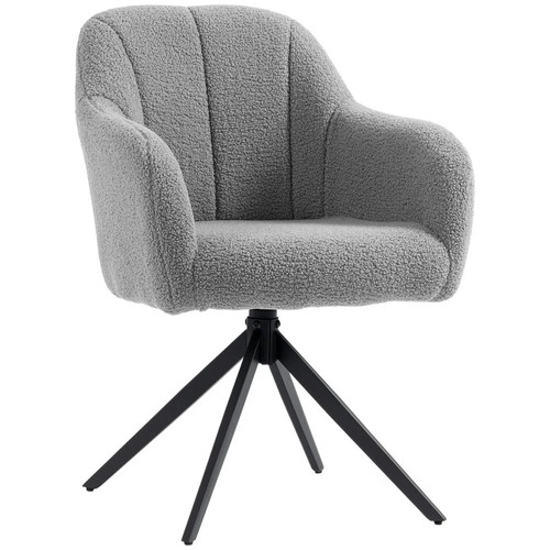 Homcom 360 swivel teddy - swivel,