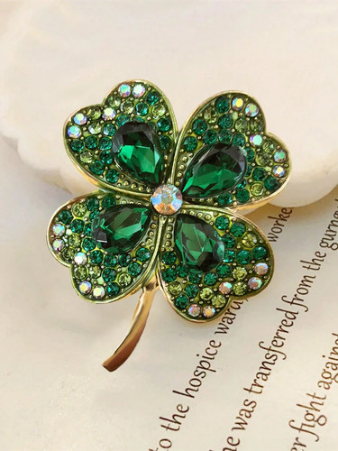 Womens elegant shamrock clover - elegant,