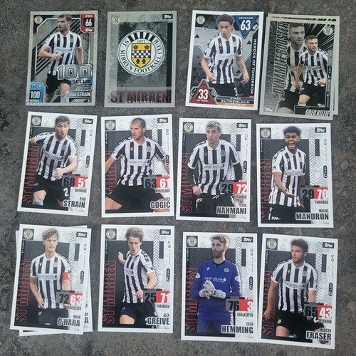 Mirren football cards - mirren, cards.