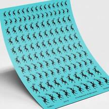 Heraldic Stag Waterslide Transfers Decals