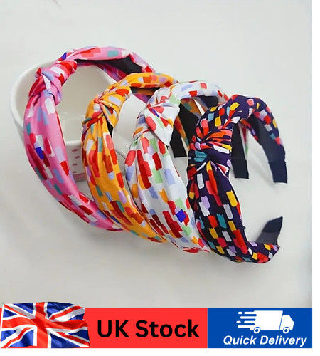 4pcs wide soft headband women - 4pcs,