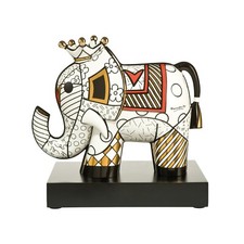 Romero Britto: porcelain sculpture "GOLDEN", elephant, new, Certificate, $1,300