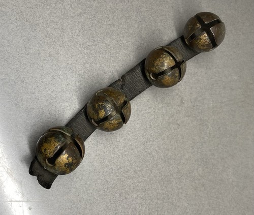 Antique sleigh bells set of - sleigh,