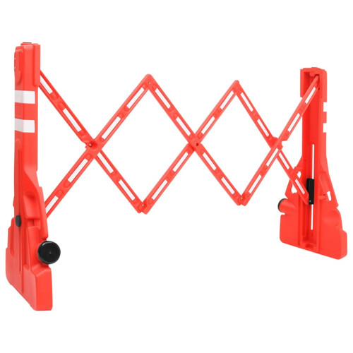 Folding traffic barrier - folding,