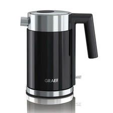 Graef Stainless Steel and Black 1L Kettle