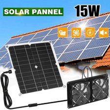 Solar fan greenhouse - fan, heater