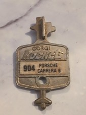 B173 Vintage 1969 Corgi Rockets 904 UK Porsche Carrera 6 Key Metal