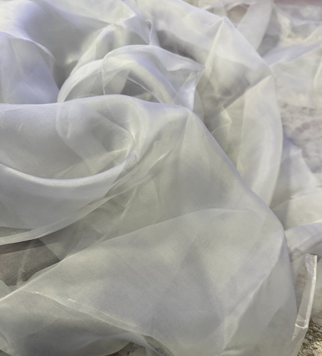 100 pure silk organza - silk, fabric