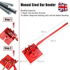 Rebar Bender 1-20mm Manual Bar