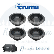 FOUR x Truma Blown Air Heater End Outlet in Black - Truma 4e 40171-55 Campervan 