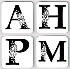 Alphabet Floral Decorated