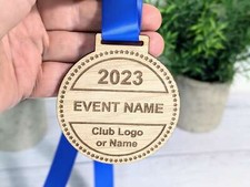 Personalised wooden medals - wooden,