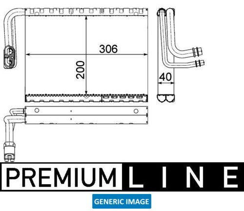 Air conditioning evaporator - conditioning,