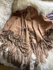 Zara Trafaluc Leather Fringed