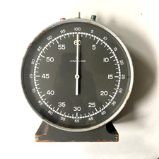 Vintage Junghans Germany Large 8" Diameter Darkroom/Lab 60 Minute Timer GWO