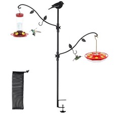 Deck Pole Bird Feeding Station