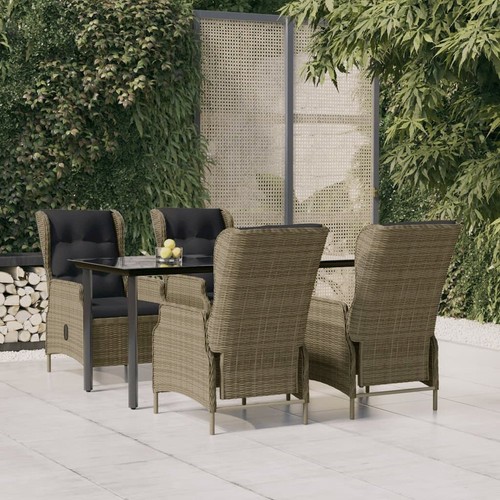 Garden dining set brown - garden,