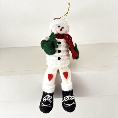 Christmas snowman shelf sitter - shelf,