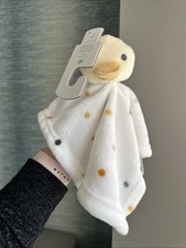 Primark Duck Yellow  Plush Crinkle Comforter Blankie Blanket Soft Toy new Chick