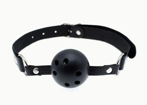 Black ball gag - ball, gag,