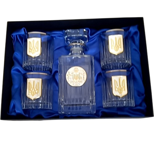 Boss trident crystal decanter - boss,