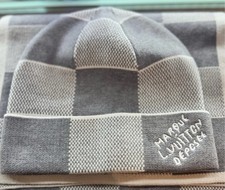 Grey Lv Beanie One Size Fits