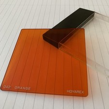 WELL WORN Hoyarex 042 Orange Square Filter (For Black & White Contrast Control)