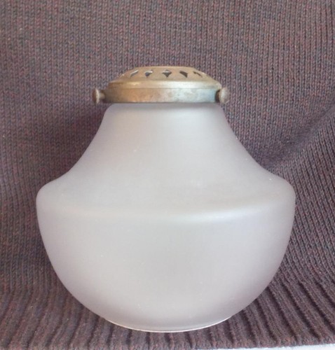 Vintage frosted glass - glass, pendant
