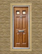 BRAND NEW PALLADIO SOLID CORE COMPOSITE DOOR  850mm Wide By 2145mm Height (D224)