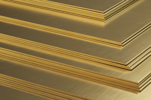 Natural brass sheet - brass,