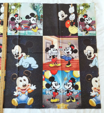 73x62.5cm  -  6 Mini Panels of Cartoon Mouse Print Cotton Fabric