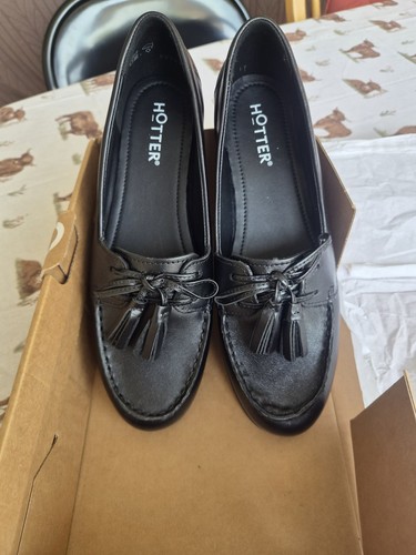 Hotter womens shoes black - hotter, 7.5