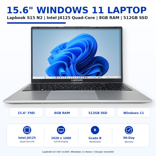 Windows 11 laptop 8gb - 15.6",