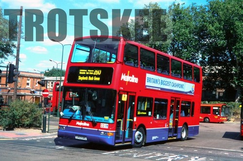 35mm slide metroline - metroline, volvo