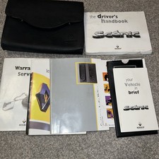 1996-2002 RENAULT SCENIC OWNERS HANDBOOK MANUAL AND WALLET 1999 RefB251