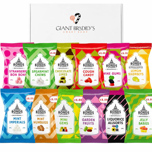 Bonds london sweet shop box - of,