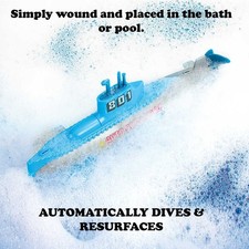 22cm CLOCKWORK SUBMARINE Wind